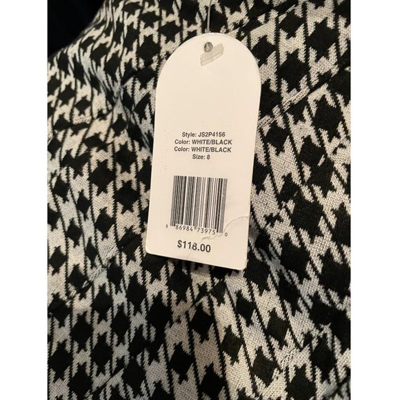 NWT JESSICA SIMPSON HOUNDSTOOTH SHEATH DRESS 8 - Picture 6 of 6